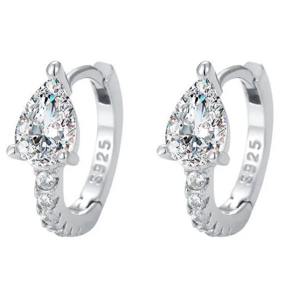 Chelsea Rose Collections Jewelry - Sterling Silver Teardrop Earrings